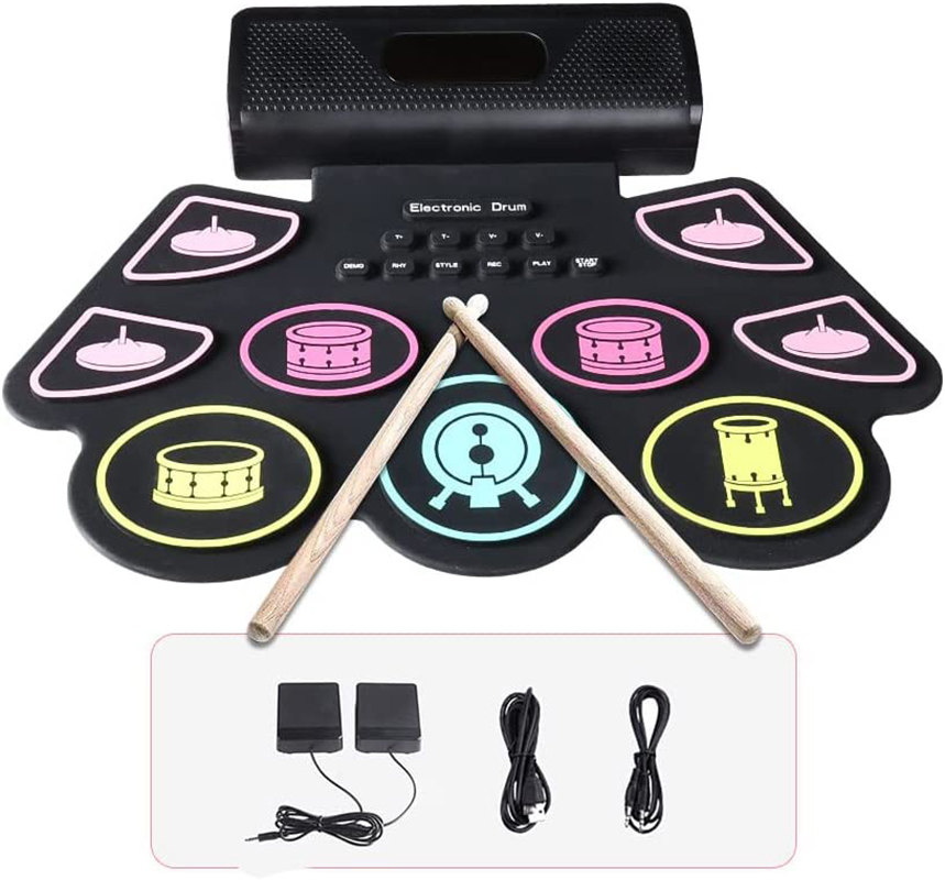 Diy Electronics Projects For Adults - 디지털 드럼 세트 실리콘 휴대용 롤