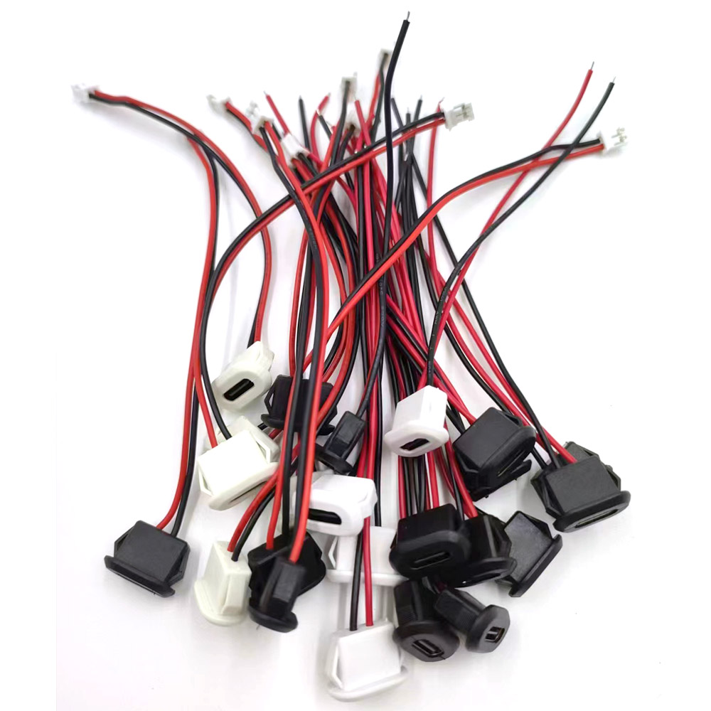 Diy Electronics Hobby - 1/5PCS Type-C 방수 USB 커넥터 직접