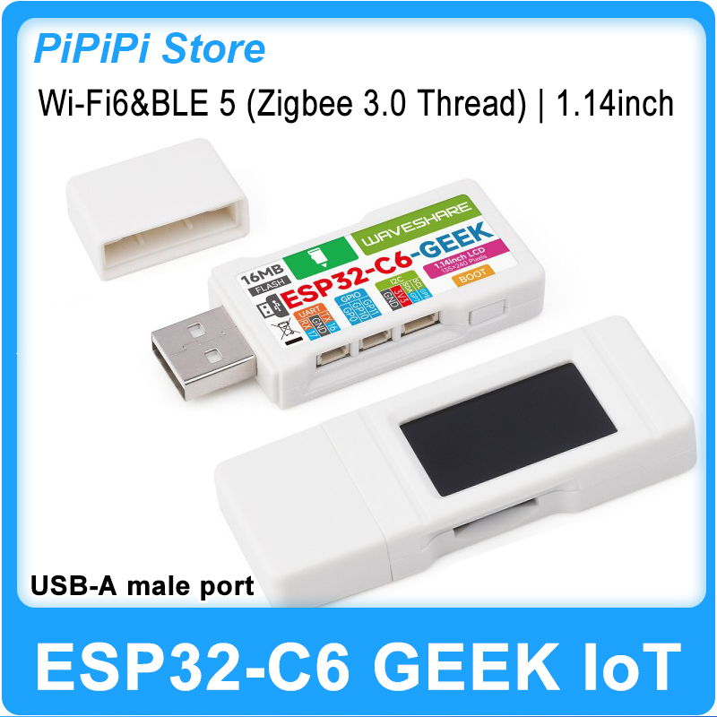 Diy Electronic - ESP32-C6 GEEK 개발 보드 1.14인치 LCD