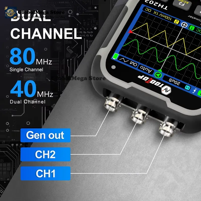 Multimeter Digital - TOOLTOP TH202 TH201 ET15S ET14S 열화상