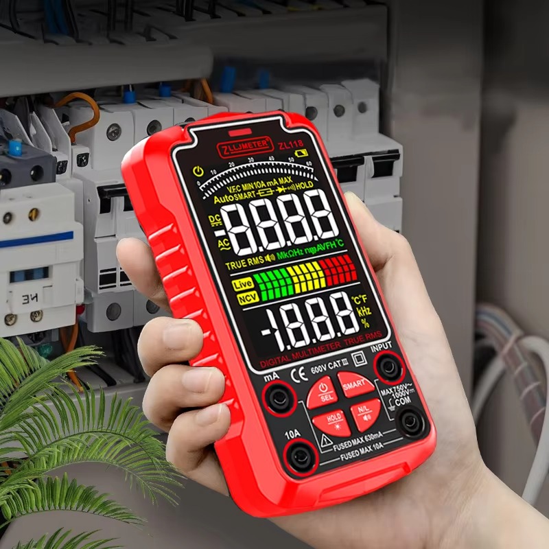 Multimeter Digital - 자동 범위 디지털 멀티미터 HD LCD