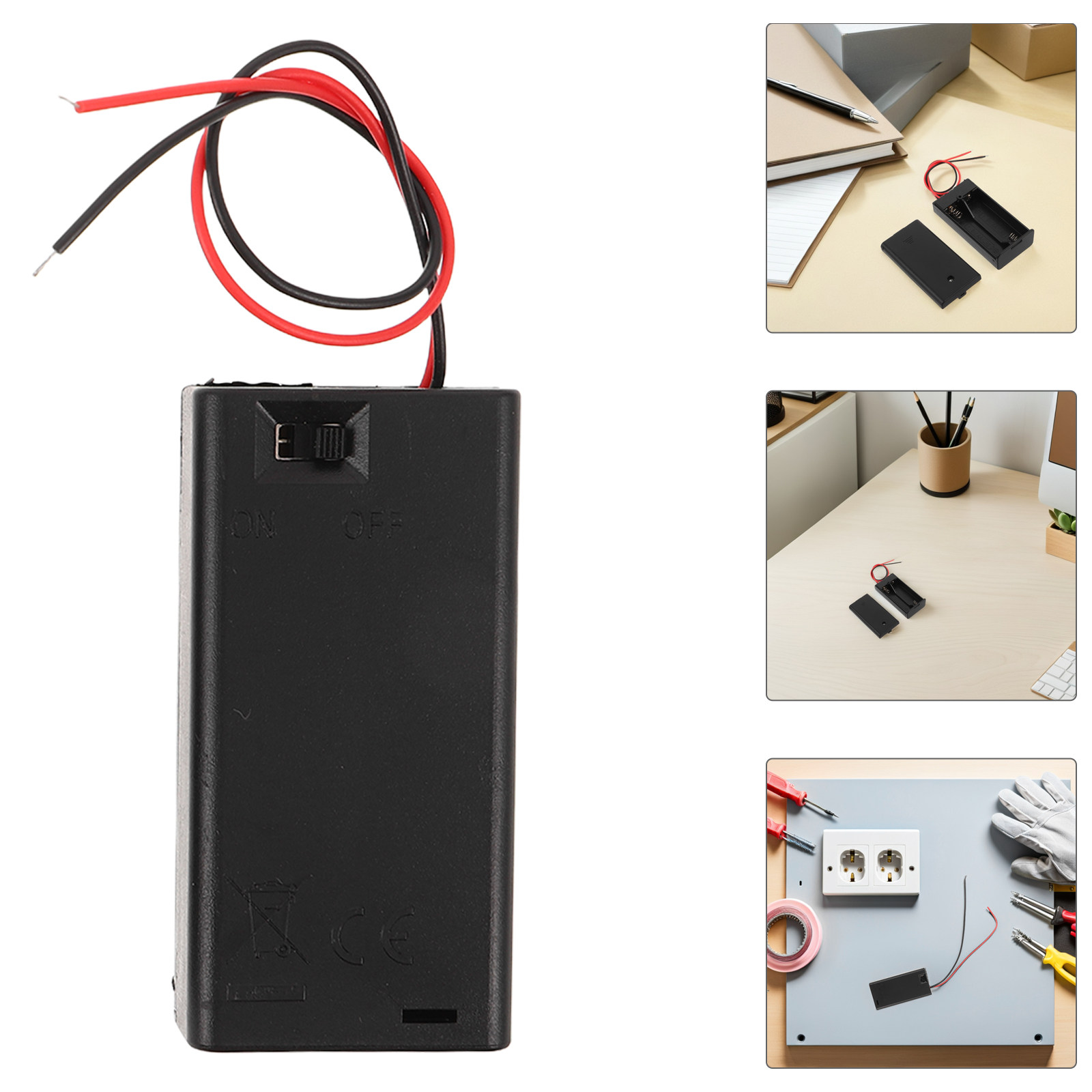 Useful Diy Electronics Projects - 10개입 AA 배터리 홀더 케이스 유선
