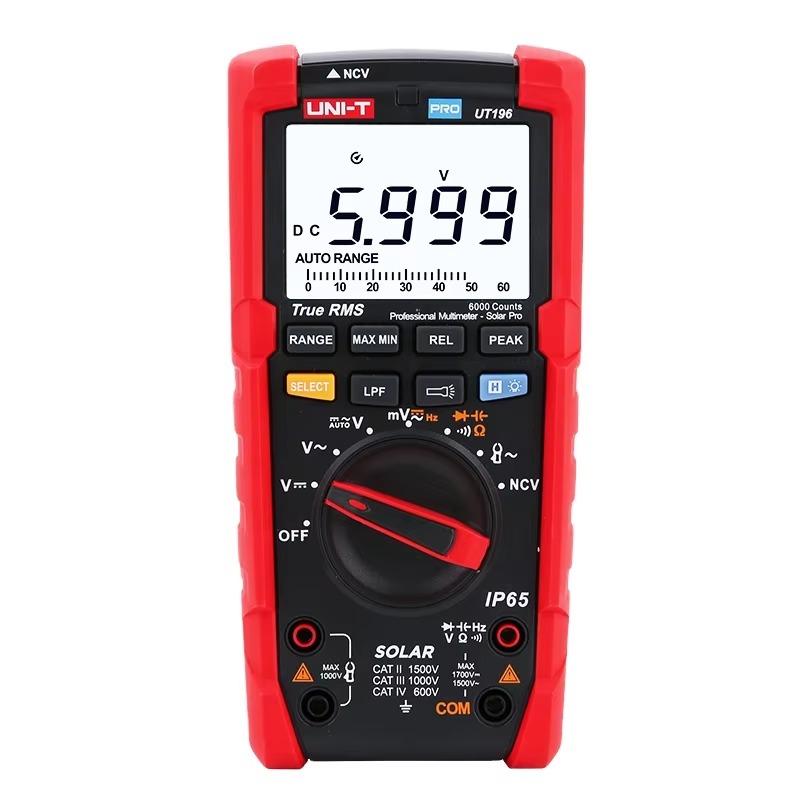Multimeter Digital - UT196 1700V DC True RMS 전문가용