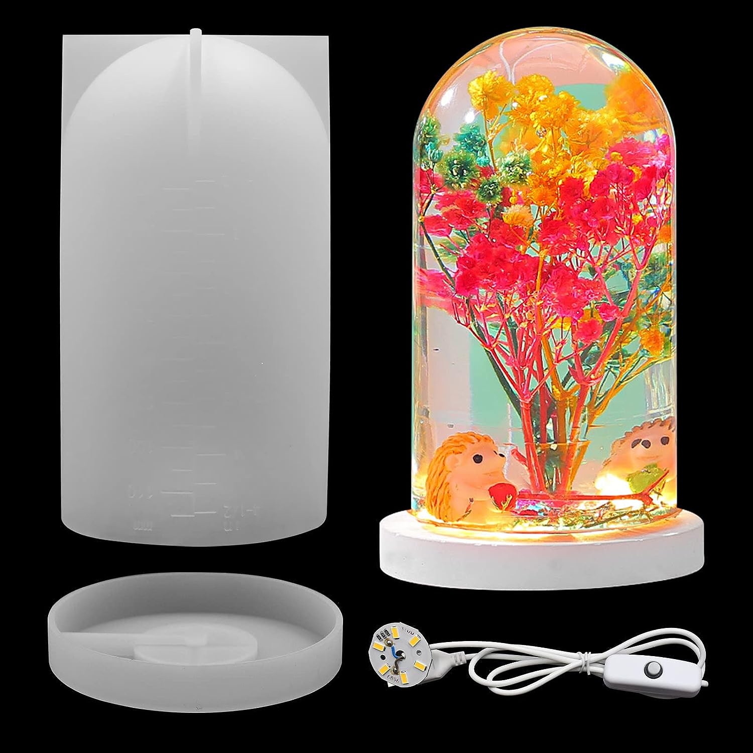 Diy Lamp Electronics - DIY 크리스탈 에폭시 수지 금형 Led