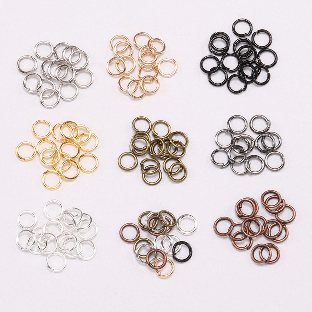 Diy Q - 50-200 개/몫 3-20mm 오픈 점프 링