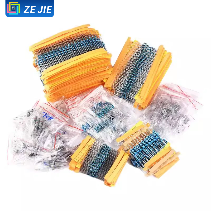 1/4W 금속 필름 저항기 모듬 키트, 1/2W 1W  - Resistor Kit 1 4W 리뷰 및 가격