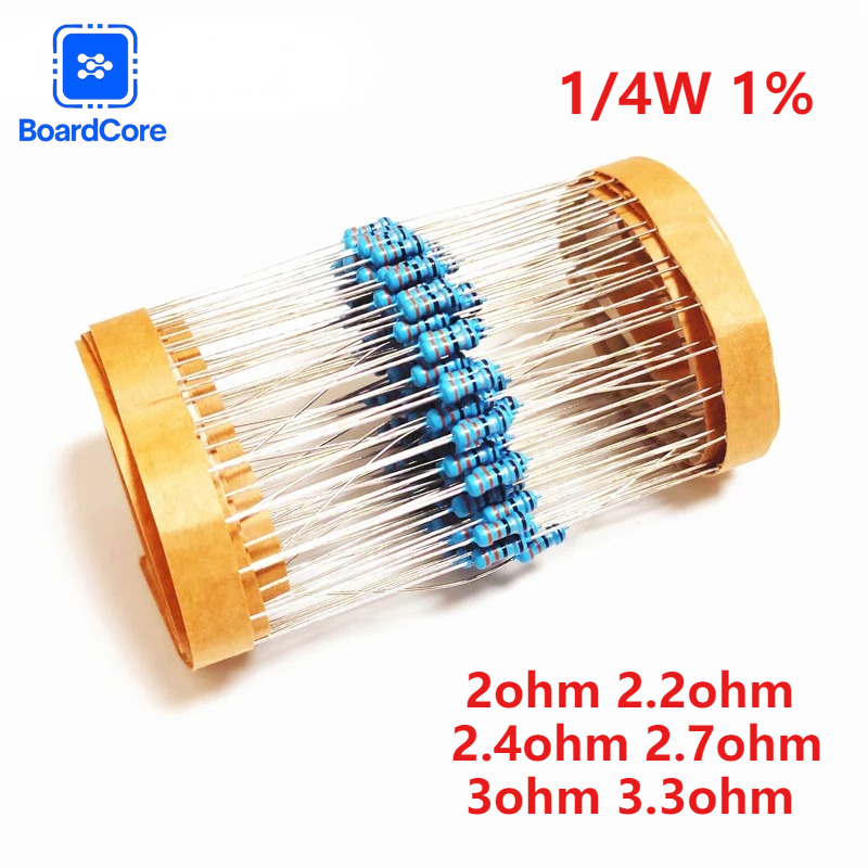 100/120PCS 1/4W 1% 금속 필름 저항기 키 - Resistor Kit 1 4W 리뷰 및 가격