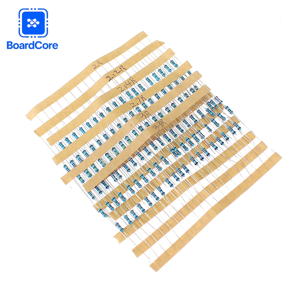 100/120PCS 1/4W 1% 금속 필름 저항기 키 - Resistor Kit 1 4W 리뷰 및 가격
