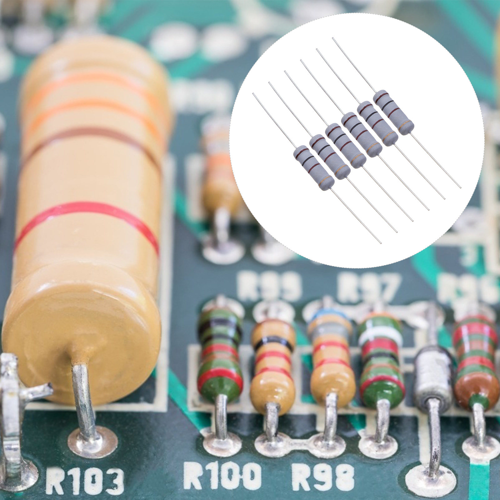 100개 100옴 2W 저항기 카본 필름 축형 리드 5 - Useful Diy Electronics Projects 리뷰 및 가격