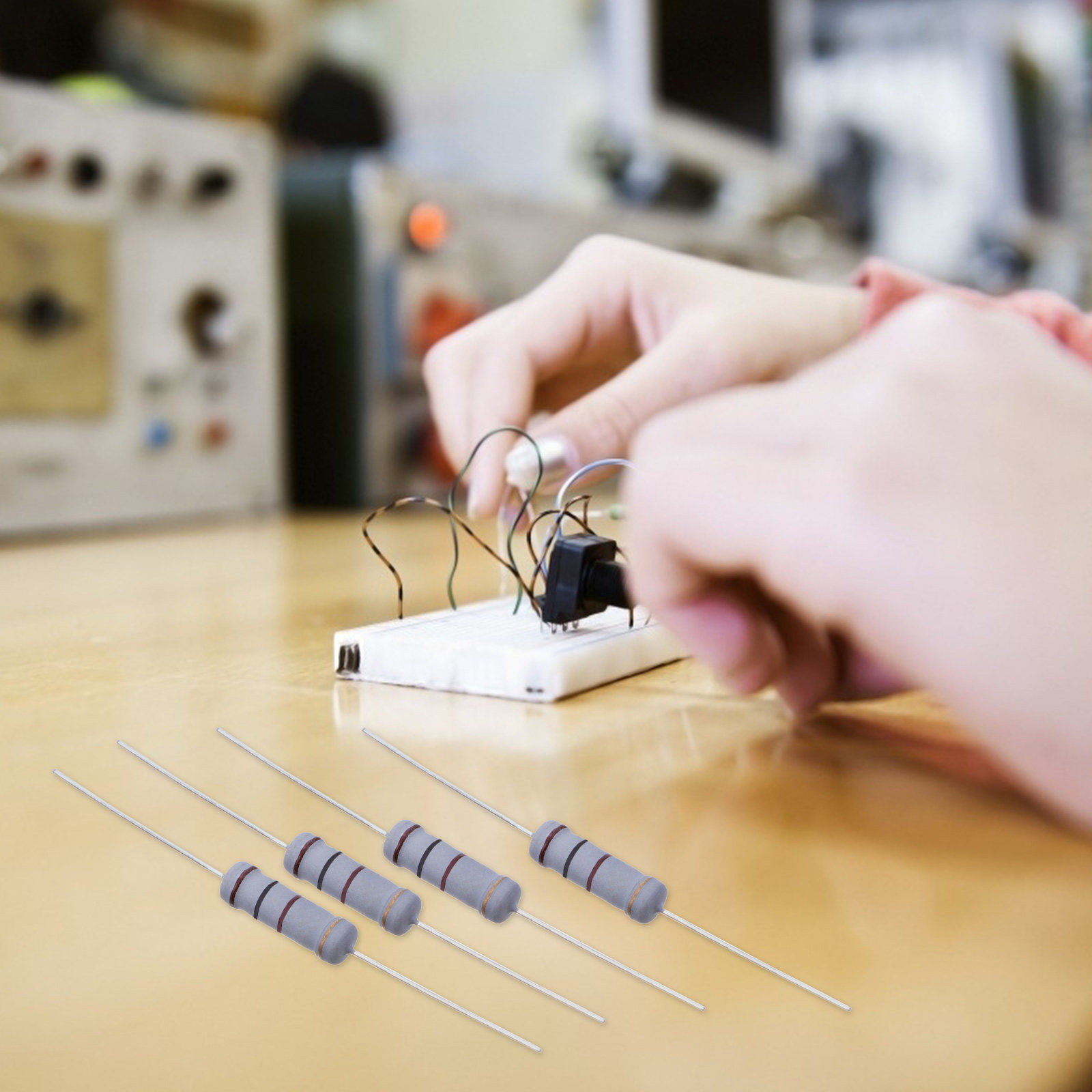 100개 100옴 2W 저항기 카본 필름 축형 리드 5 - Useful Diy Electronics Projects 리뷰 및 가격