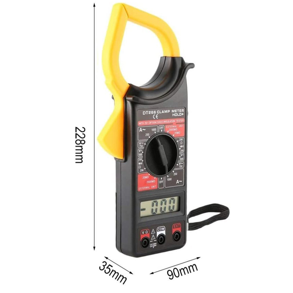 3.5자리 LCD 디스플레이와 최대 1999 DT266 - Multimeter Digital 리뷰 및 가격