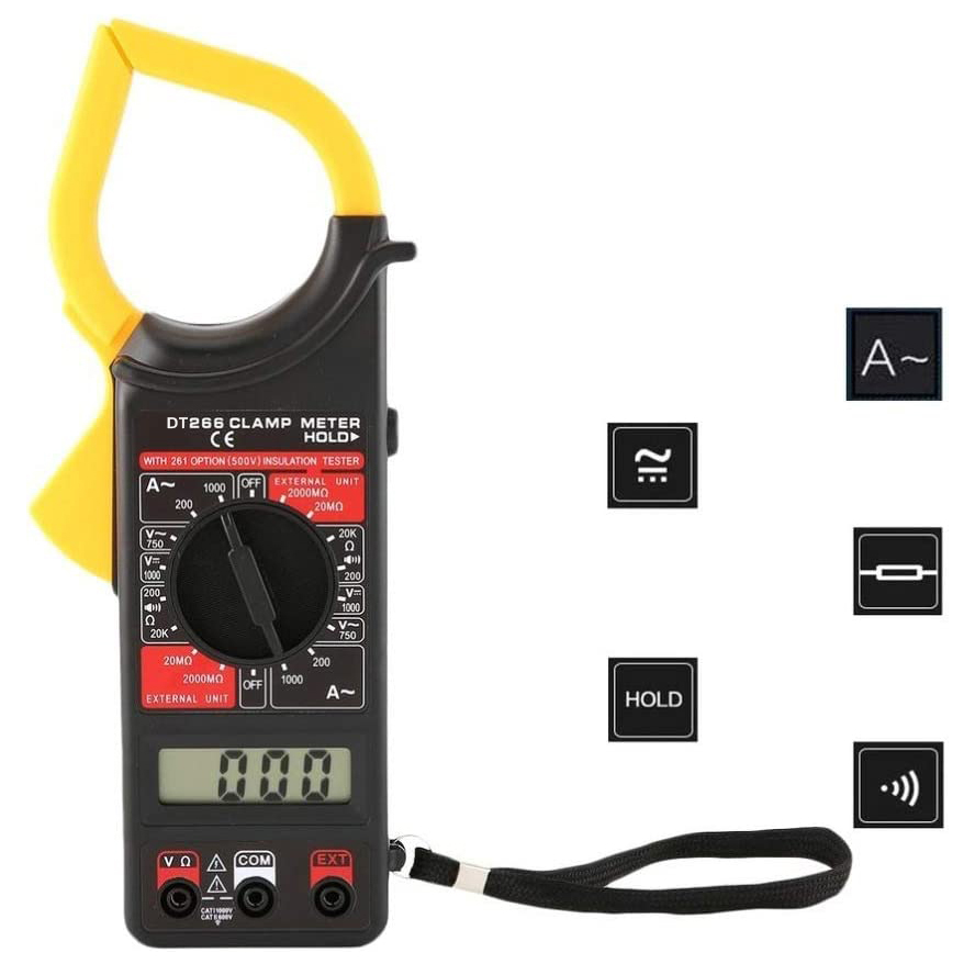 3.5자리 LCD 디스플레이와 최대 1999 DT266 - Multimeter Digital 리뷰 및 가격