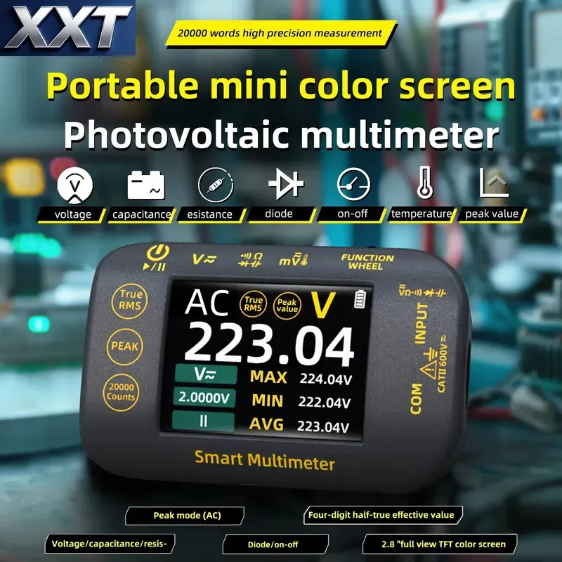 XXT 전문가용 디지털 멀티미터 S40 USB 충전식  - Multimeter Digital 리뷰 및 가격