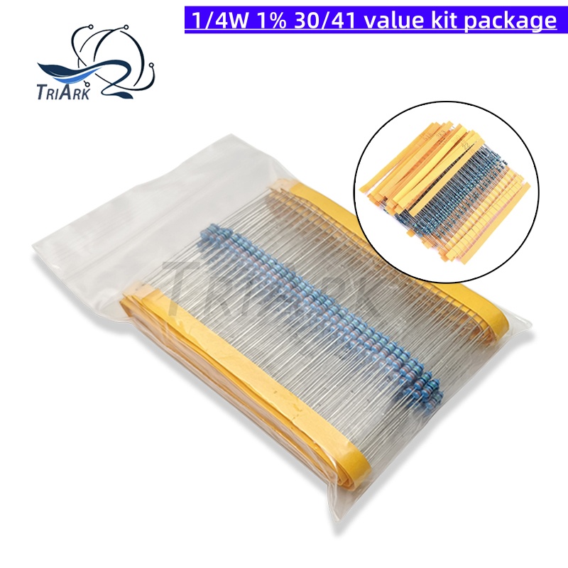 300/600/세트 30 종류 1/4W 1% 저항 금속 - Resistor Kit 1 4W 리뷰 및 가격