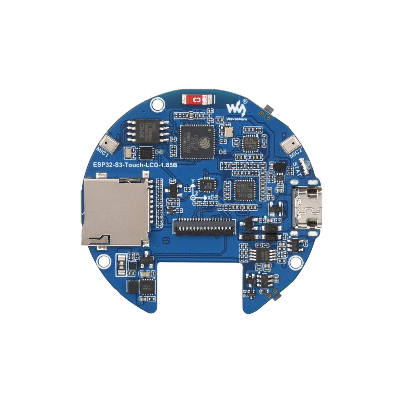 ESP32-S3 AI 개발 보드 1.85인치 원형 LC - Diy Electronics Online 리뷰 및 가격