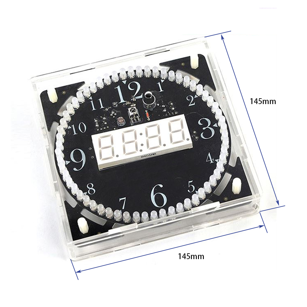 DIY 전자시계 키트 14.5*14.5cm 케이스 포함 - Diy Electronics Projects For Adults 리뷰 및 가격