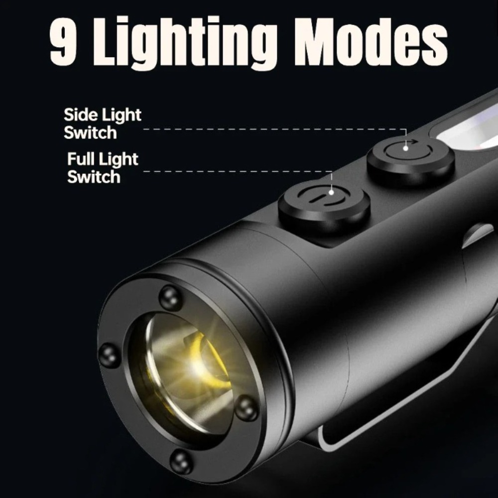 미니 야외 손전등 타입 C 충전식 LED 자석 토치(모 - Diy Lamp Electronics 리뷰 및 가격