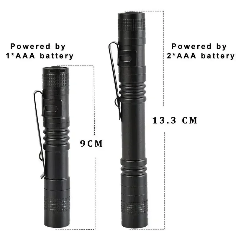 휴대용 미니 LED 펜 플래시라이트 펜 클립 포함 핸드 - Diy Lamp Electronics 리뷰 및 가격
