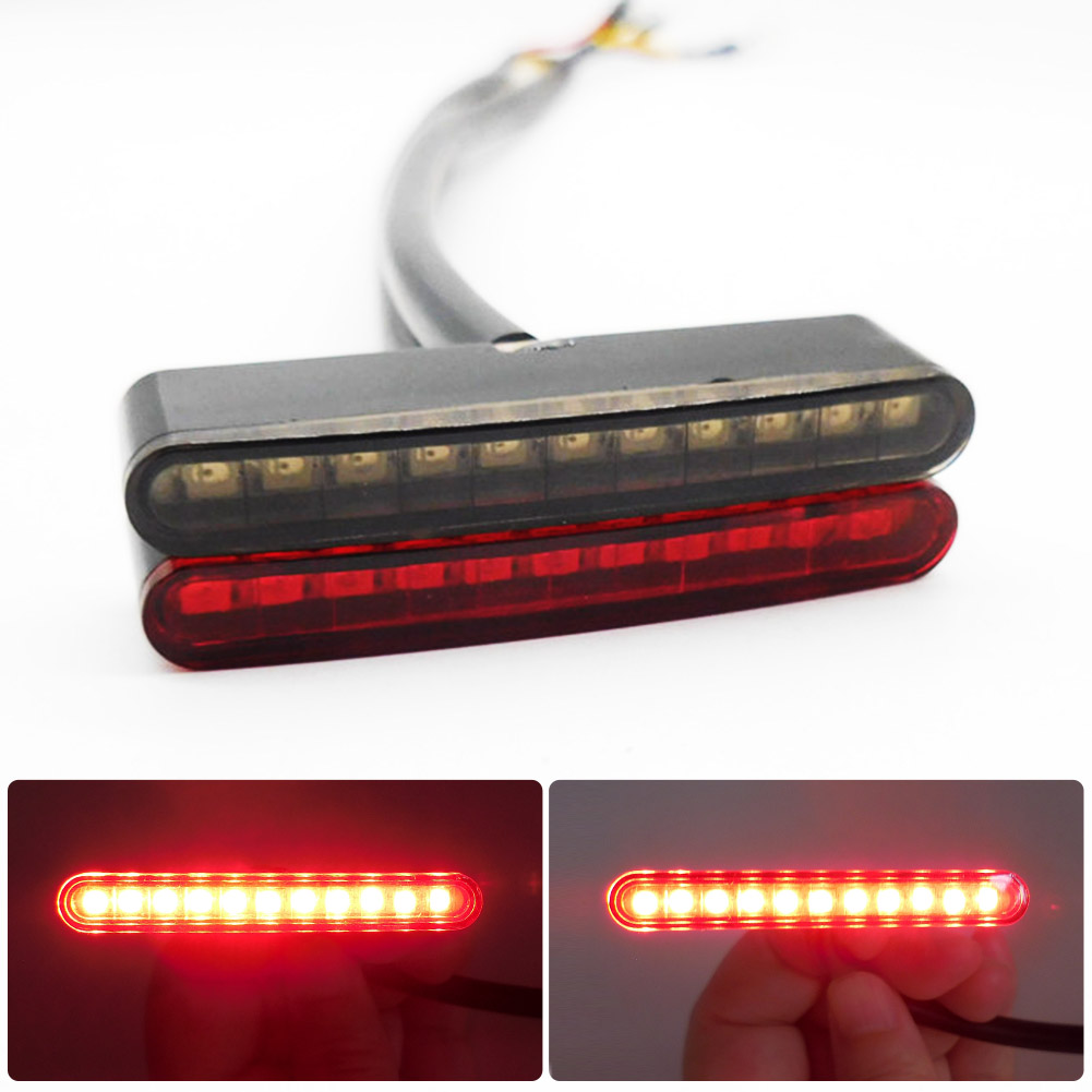 유니버설 미니 12V 오토바이 후방 브레이크 LED 테 - Diy Lamp Electronics 리뷰 및 가격