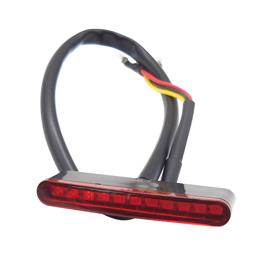 유니버설 미니 12V 오토바이 후방 브레이크 LED 테 - Diy Lamp Electronics 리뷰 및 가격