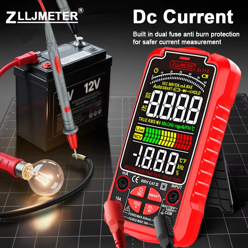 자동 범위 디지털 멀티미터 HD LCD 화면 스마트 멀 - Multimeter Digital 리뷰 및 가격