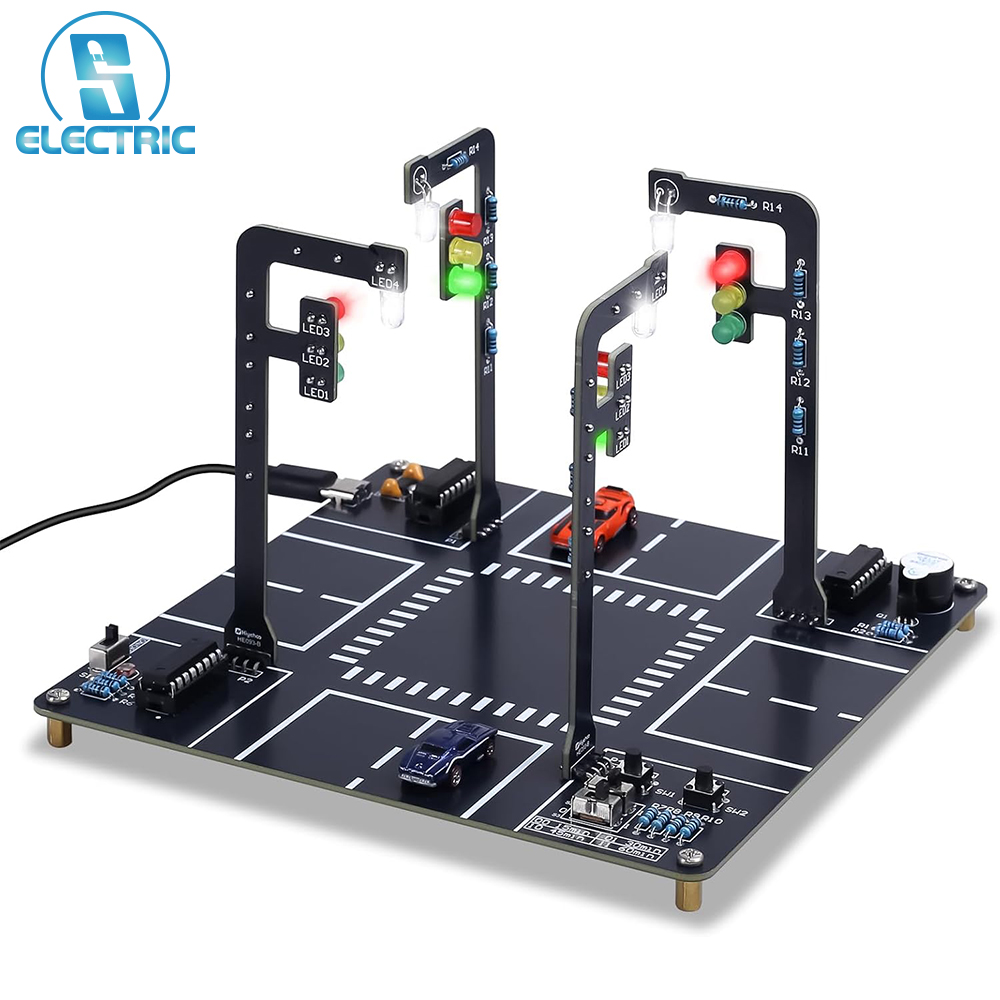LED 교통 신호등 시뮬레이터 납땜 키트(사운드 포함) - Diy Electronics Projects For Adults 리뷰 및 가격