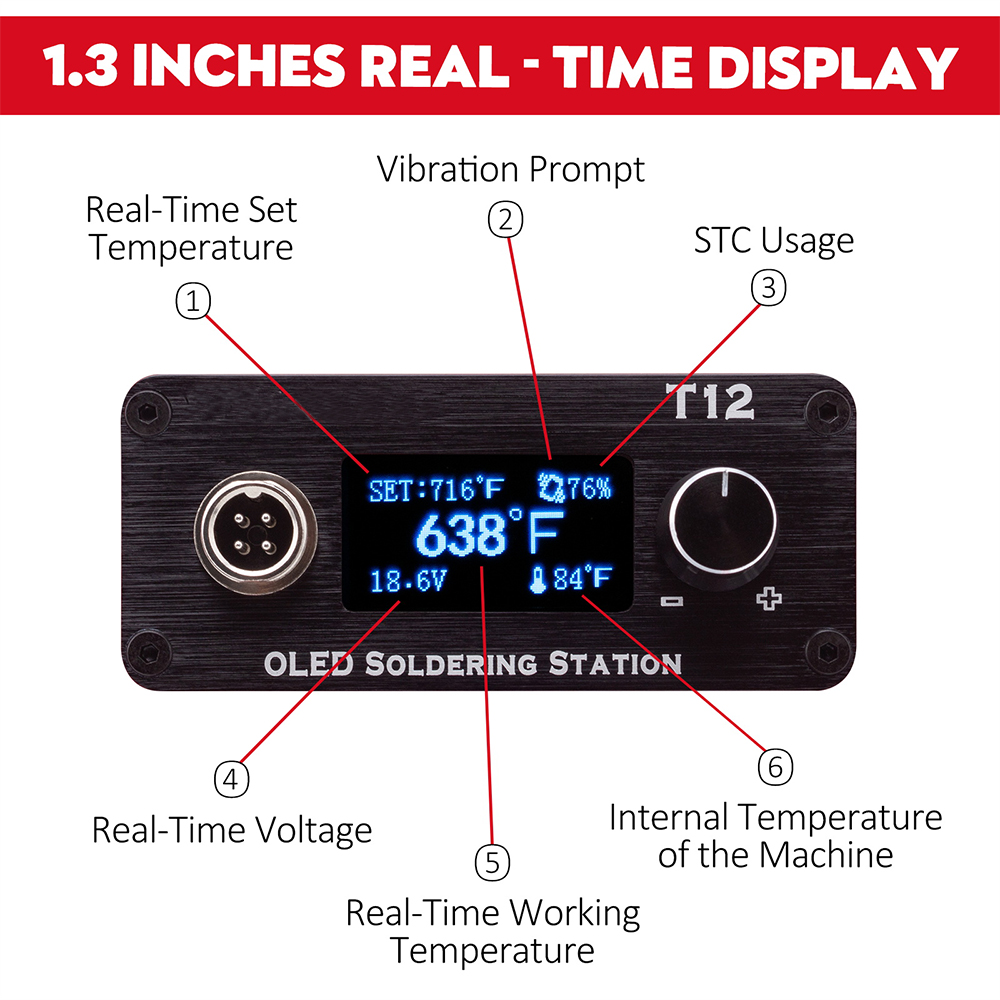 밀워키용 OLED T12 납땜 다리미 스테이션, 조절식 - Diy Electronics Tools 리뷰 및 가격