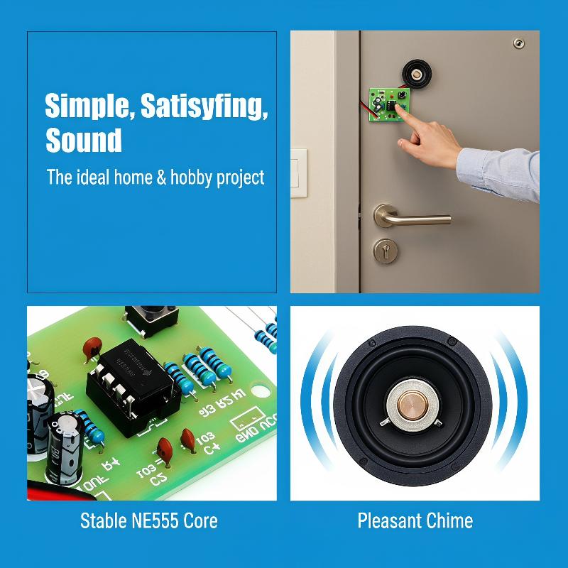 NE555 도어벨 DIY 납땜 연습 키트 듀얼 톤 딩동 - Useful Diy Electronics Projects 리뷰 및 가격