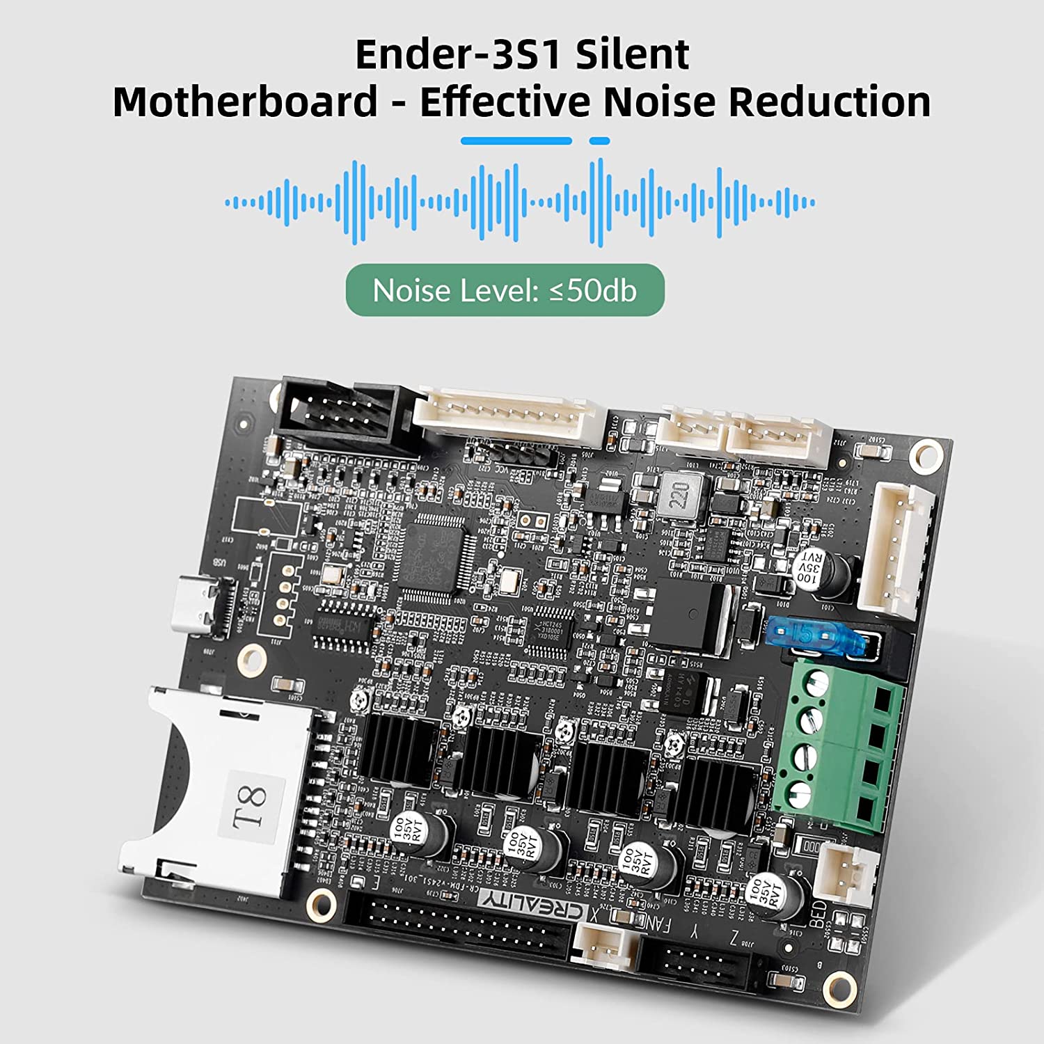 Creality Ender-3 S1 무소음 마더보드 3 - Creality Printer Ender 3 리뷰 및 가격
