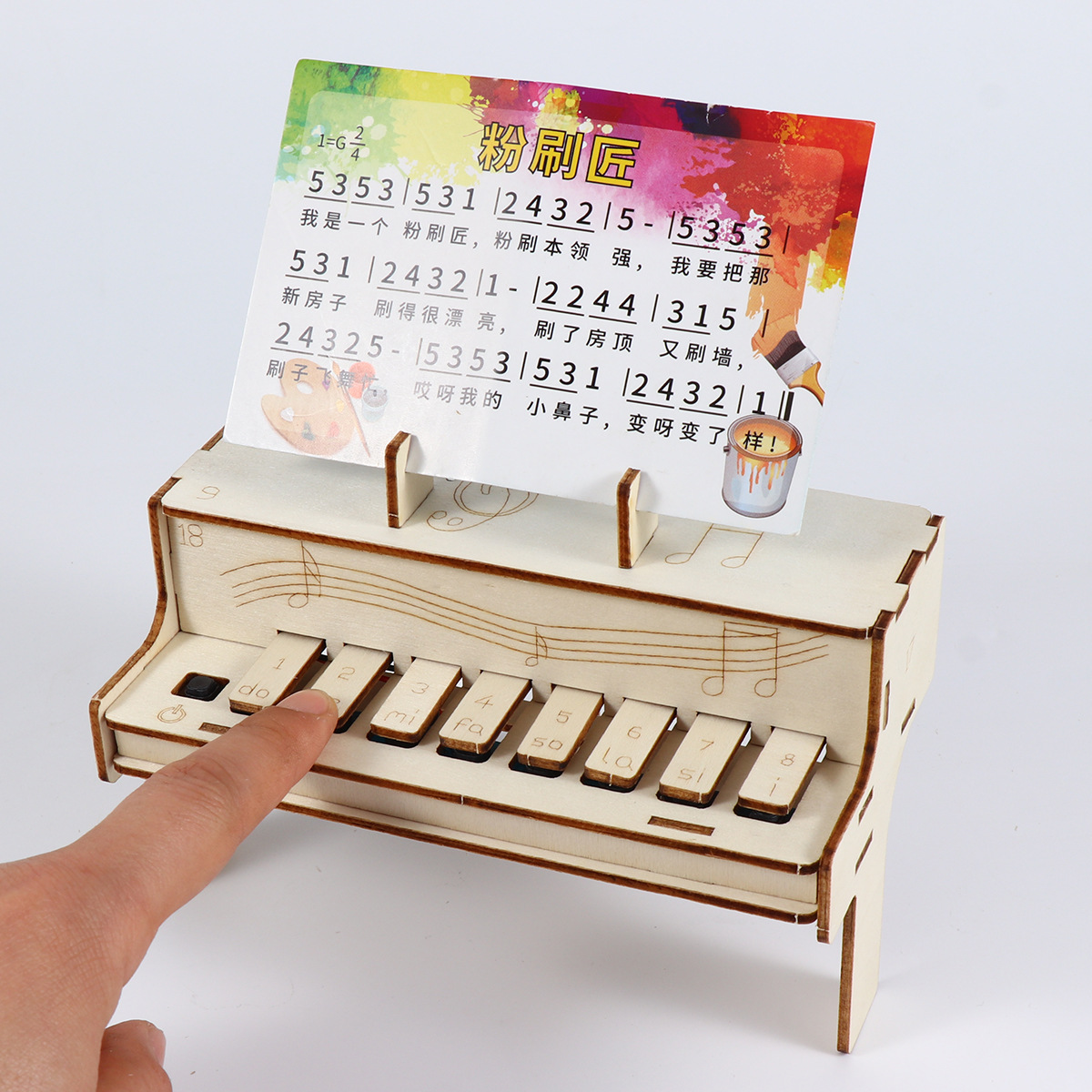 DIY 나무 전자 피아노 모델 STEM 조립 키트 물리 - Diy Electronics Hobby 리뷰 및 가격