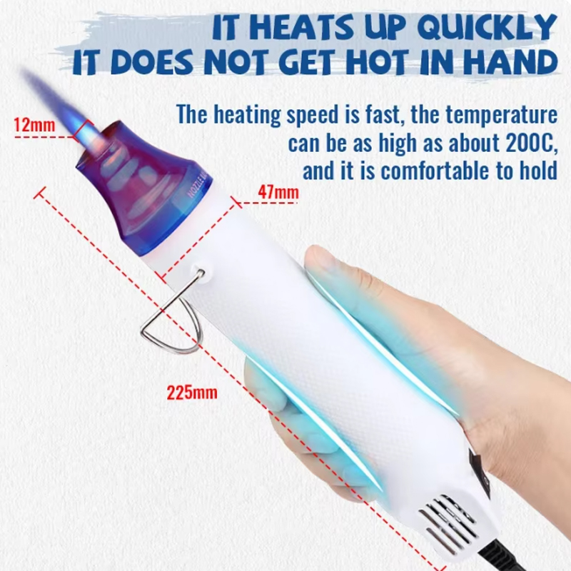 열 총 납땜 온도 헤어 드라이어 건, 전기 열풍 건조기 - Diy Electronics Tools 리뷰 및 가격