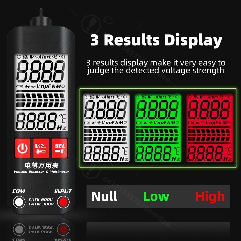 자동 범위 조정 디지털 멀티미터 고정밀 화상 방지 스마 - Multimeter Digital 리뷰 및 가격