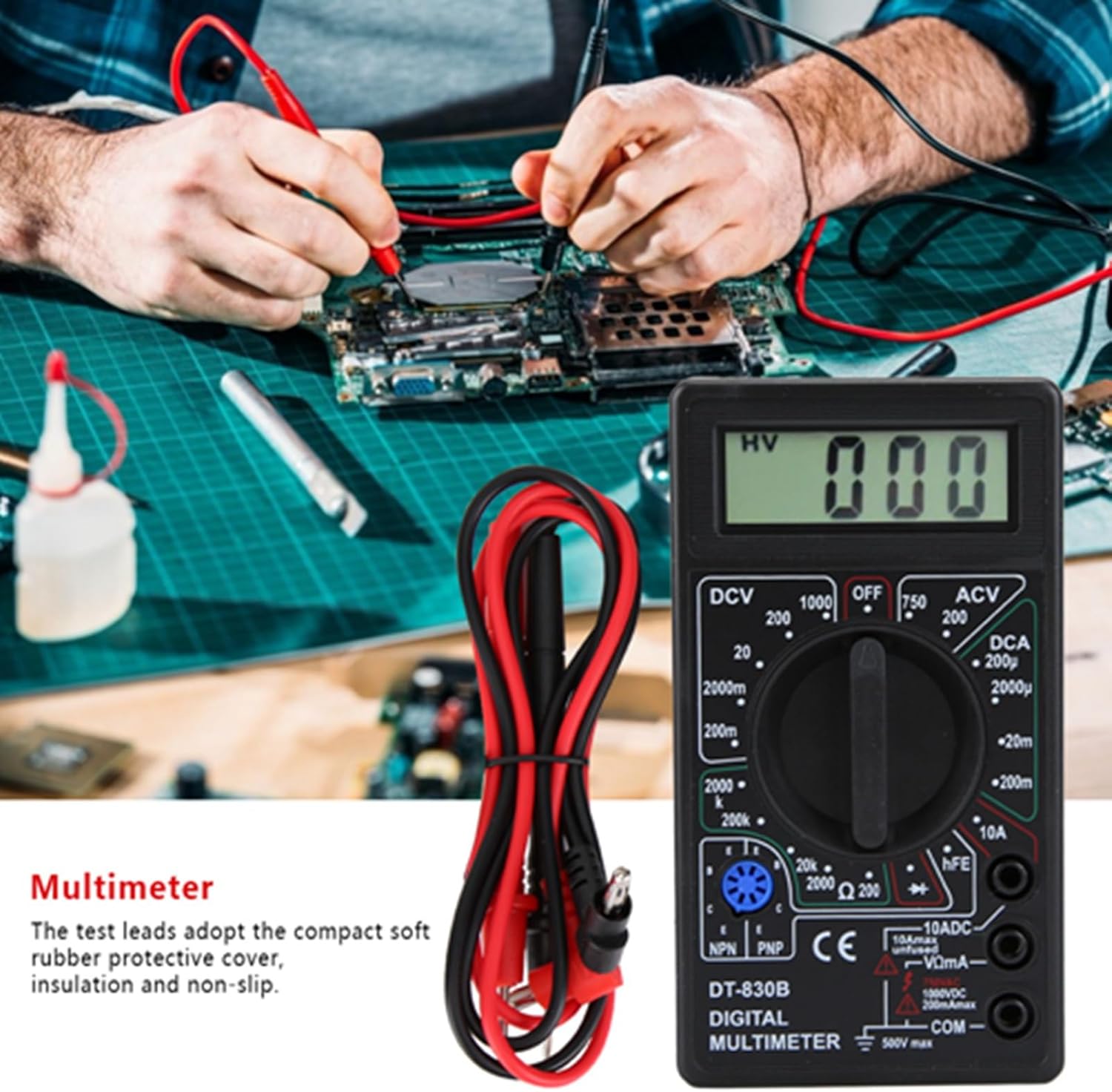 디지털 멀티미터, DT-830B 다기능 휴대용 LCD  - Multimeter Digital 리뷰 및 가격