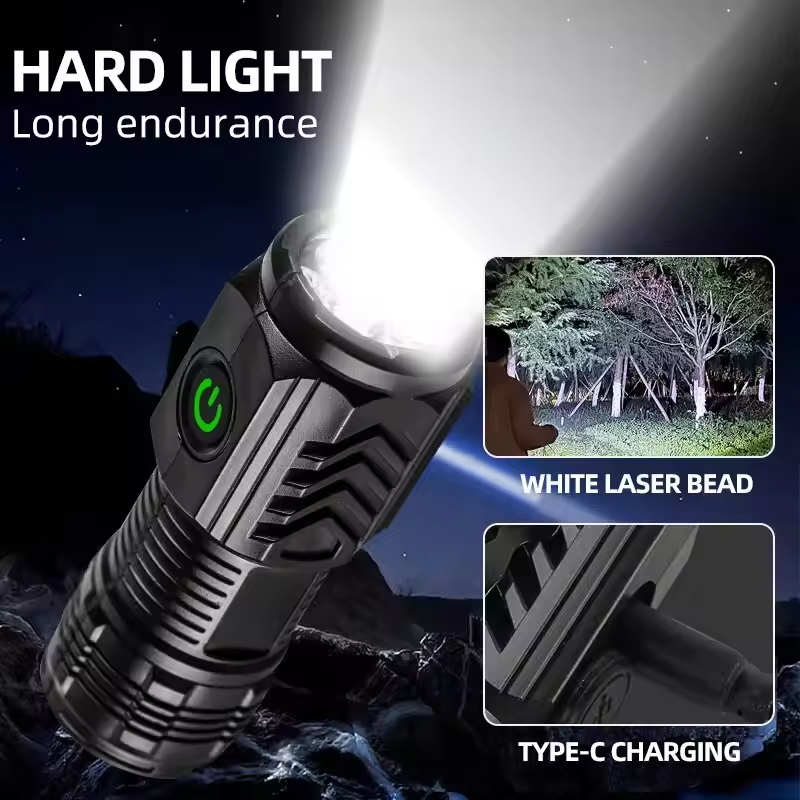 슈퍼 밝은 미니 LED 손전등 토치 충전식 낚시 조명  - Diy Lamp Electronics 리뷰 및 가격