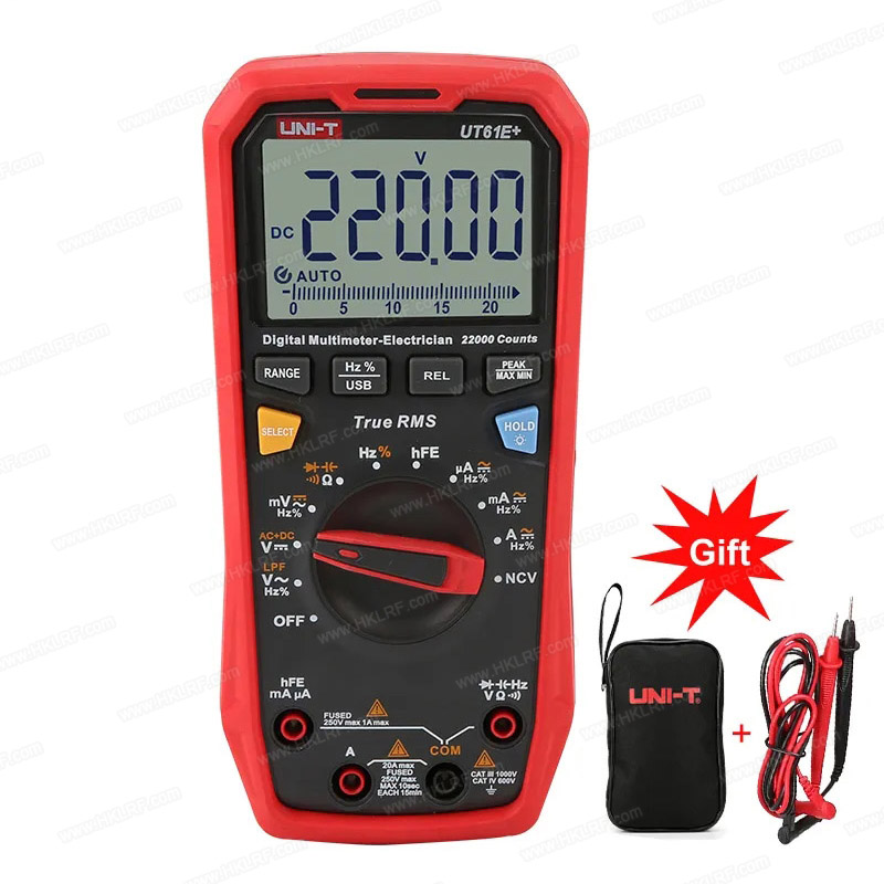진정한 RMS AC DC 전압 테스터 상대 모드 220 - Multimeter Digital 리뷰 및 가격